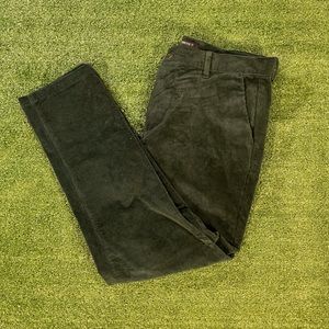 Green corduroy pants